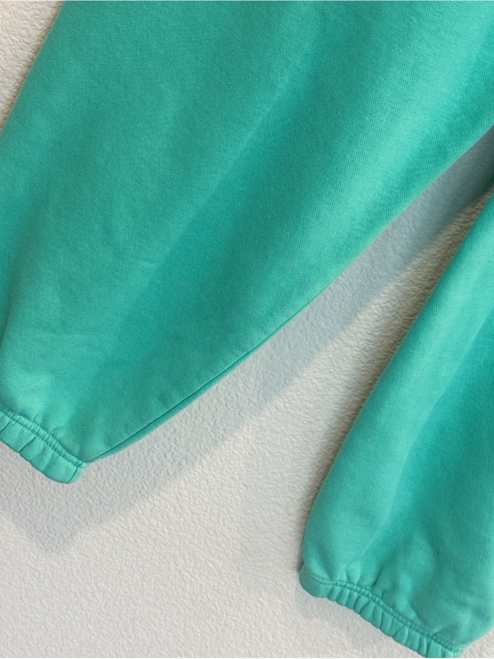 Nike Teal Green Drawstring Fleece Joggers - Picture 8 of 9